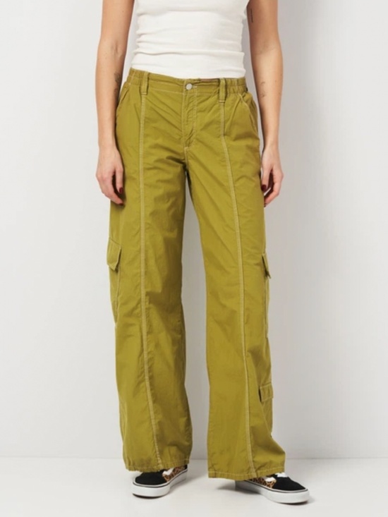 Zara mid rise wide leg cargos - Picture 2 of 7